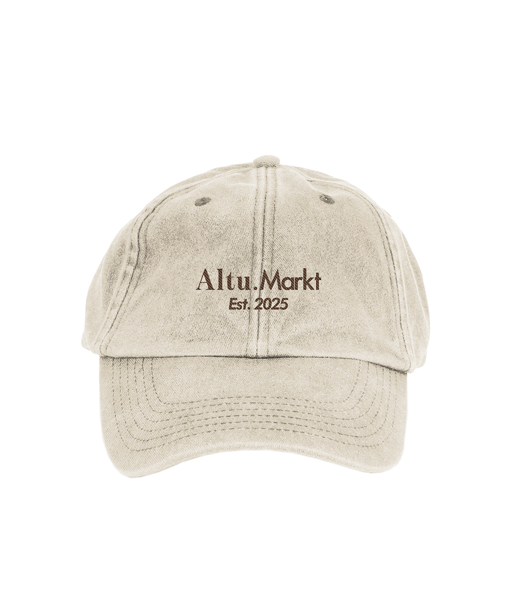 WASHED SIGNATURE CAP